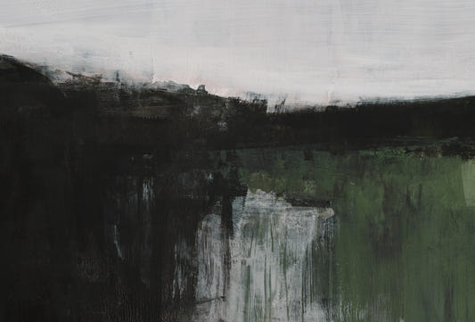 Hand-Painted Landscape Mural