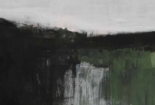 Hand-Painted Landscape Mural