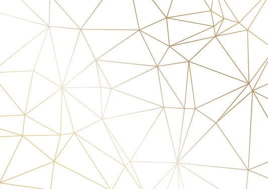 Luxurious Polygonal Shimmer Wall Murals