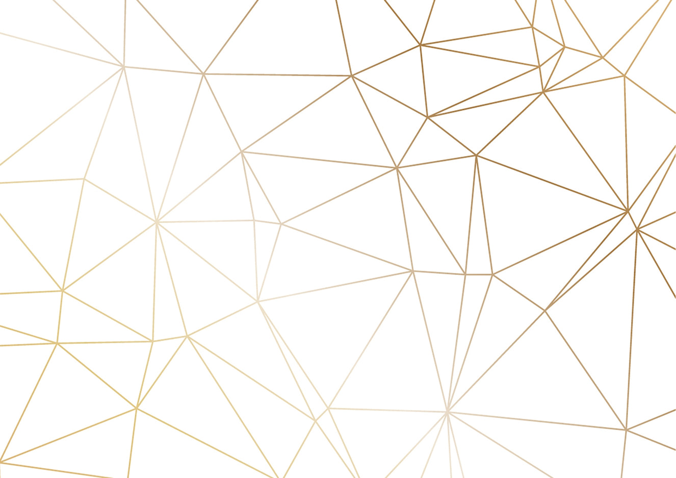 Luxurious Polygonal Shimmer Wall Murals