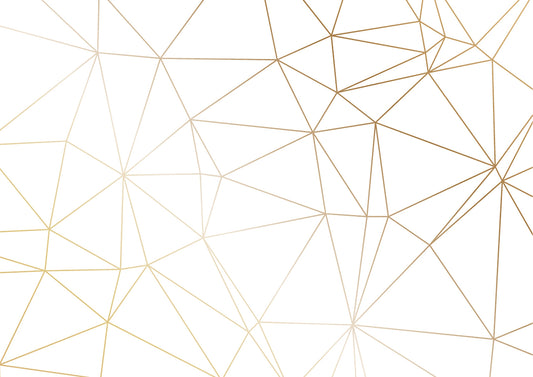Luxurious Polygonal Shimmer Wall Murals