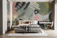 Abstract Artistic Pattern Wall Mural - Wallanza