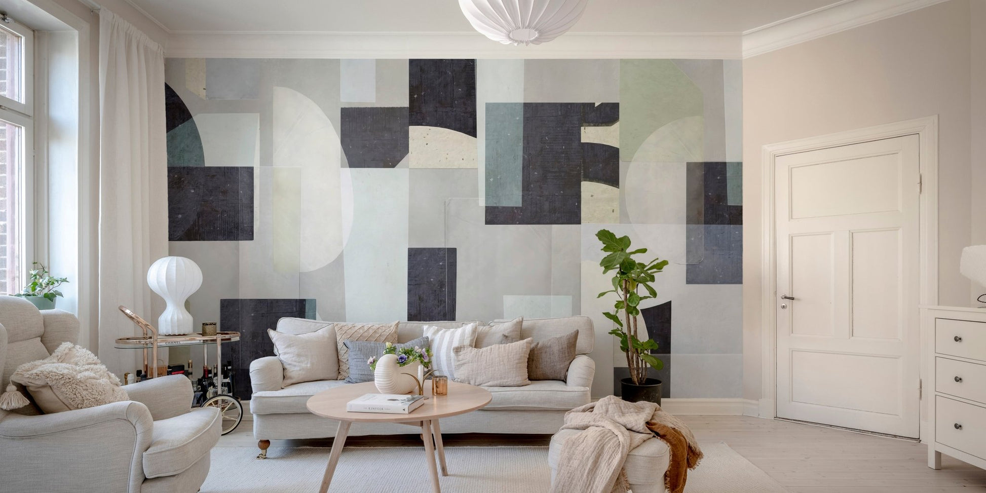Abstract Artistry Wall Mural - Wallanza