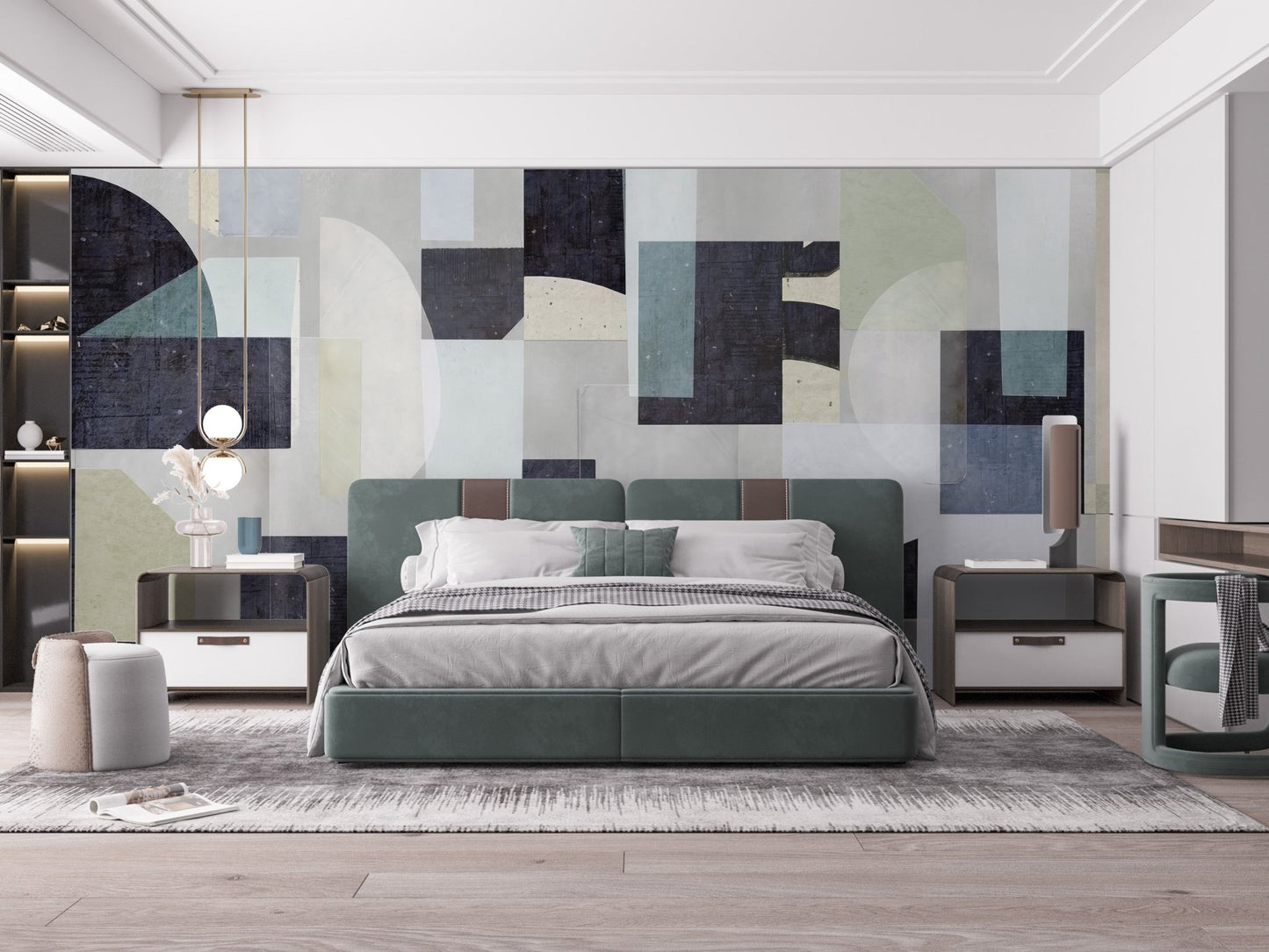 Abstract Artistry Wall Mural - Wallanza