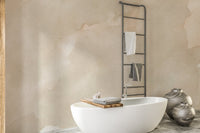 Artistic beige ink mural for wall accents
