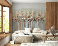 Abstract Forest Wall Mural - Wallanza
