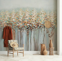 Abstract Forest Wall Mural - Wallanza