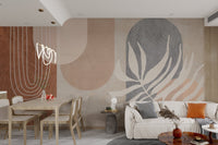 Abstract Geometric Textured Wallpaper - Wallanza