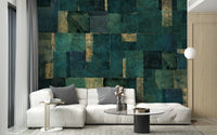 Abstract Geometric Wallpaper Mural - Wallanza