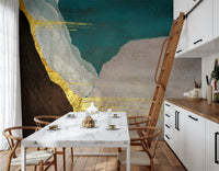 Abstract Geometry Wall Mural - Wallanza