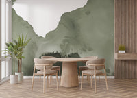 Abstract Monochrome Wall Mural - Wallanza