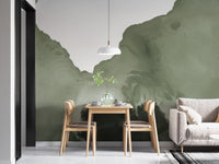 Abstract Monochrome Wall Mural - Wallanza