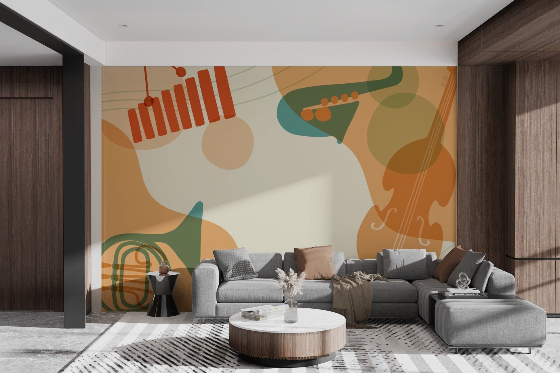 Abstract Music Instrument Wallpaper - Wallanza