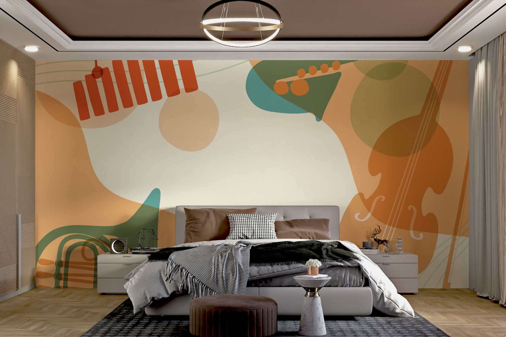 Abstract Music Instrument Wallpaper - Wallanza