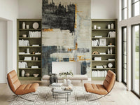 Abstract Oganic Plastic Art Wall Mural - Wallanza