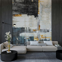 Abstract Oganic Plastic Art Wall Mural - Wallanza