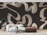 Abstract Ribbons Wallpaper Mural - Wallanza