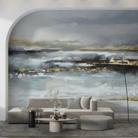Abstract Seascape Wall Mural - Wallanza