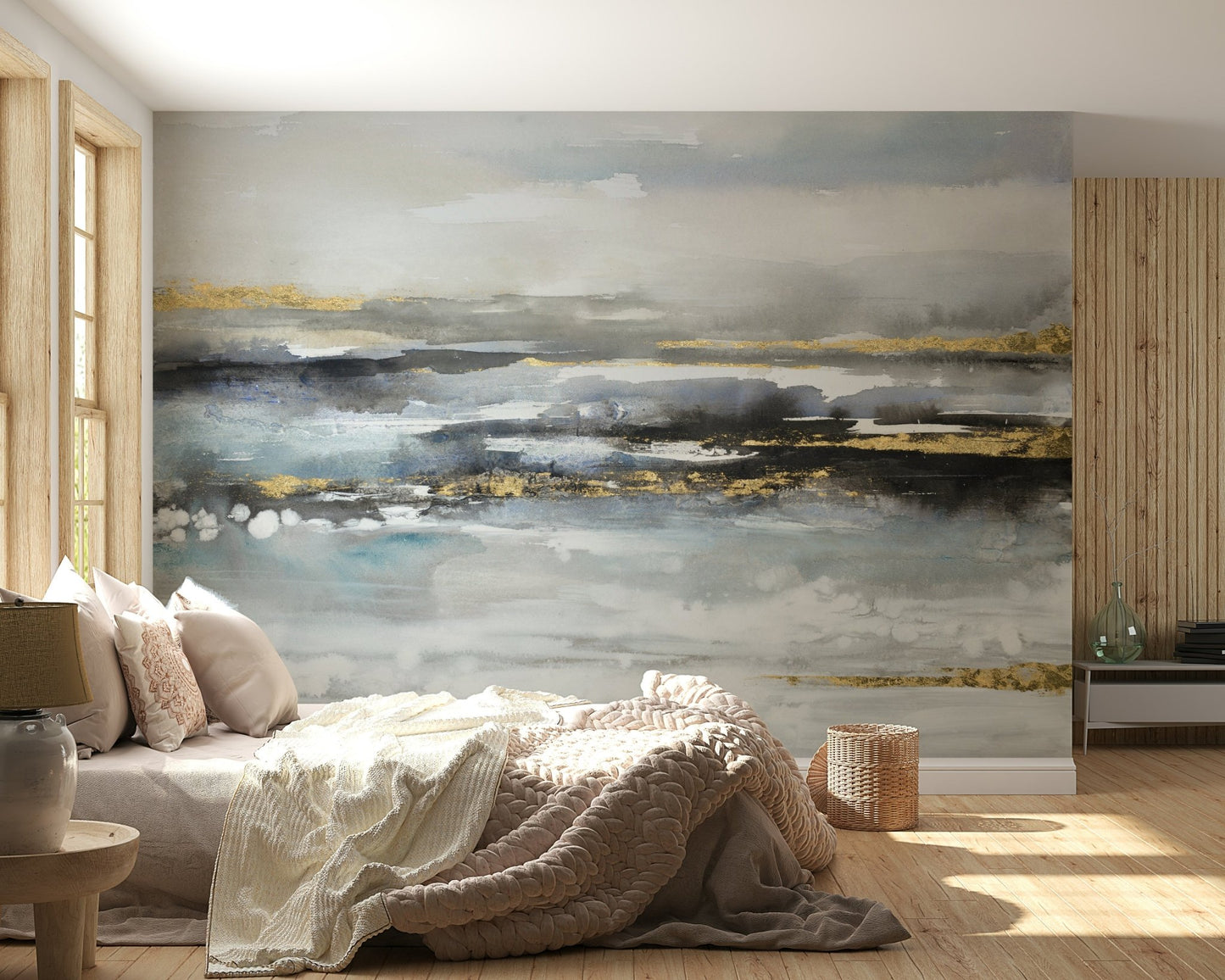 Abstract Seascape Wall Mural - Wallanza