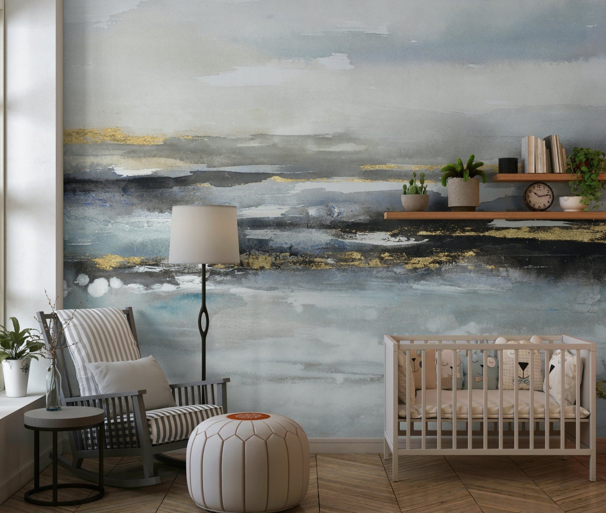 Abstract Seascape Wall Mural - Wallanza