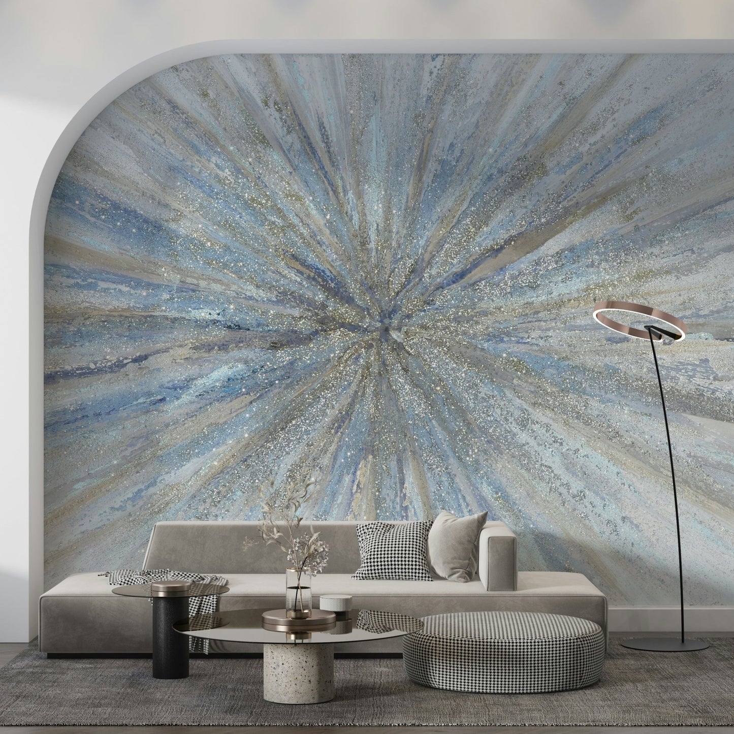 Abstract Starburst Wall Mural - Wallanza