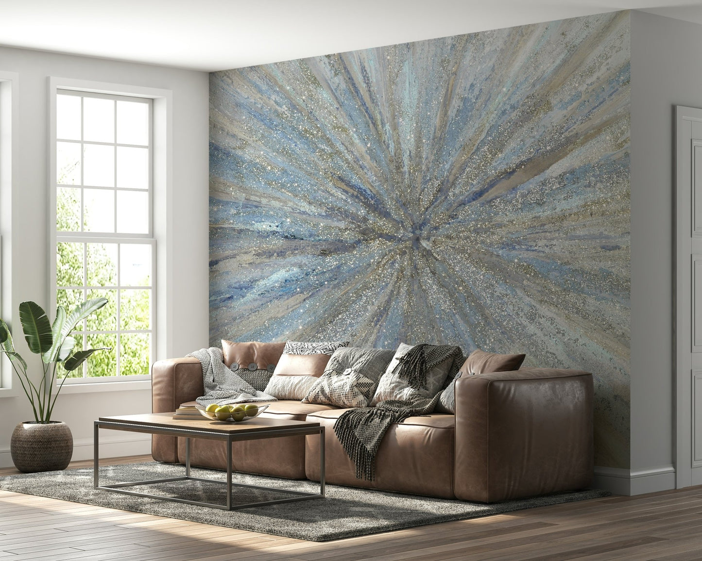 Abstract Starburst Wall Mural - Wallanza