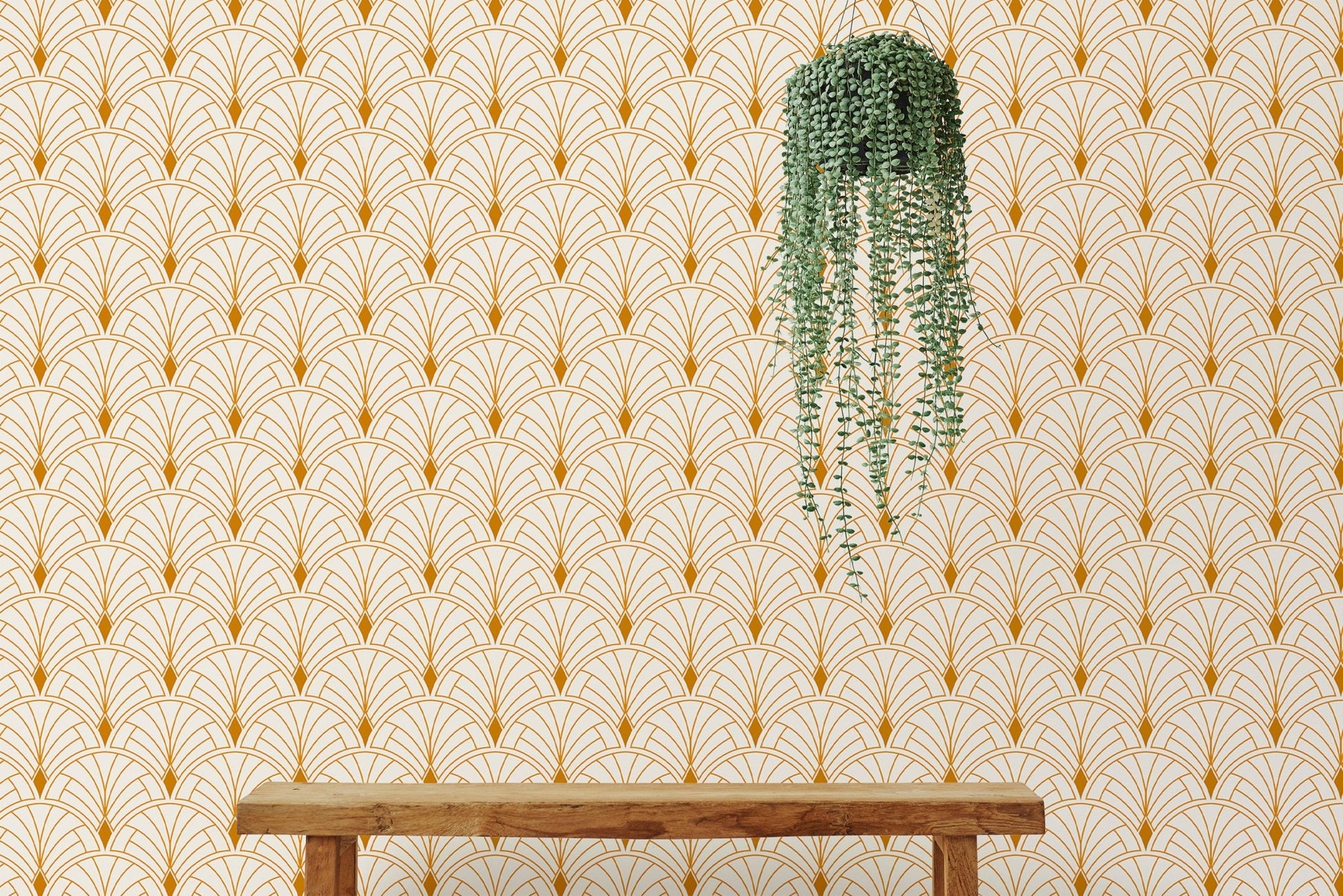 Victorian abstract wallpaper in art deco style patterns for any room interior