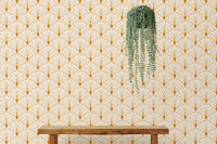 Victorian abstract wallpaper in art deco style patterns for any room interior