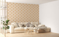 Abstract Victorian wallpaper for classic and modern living space walls