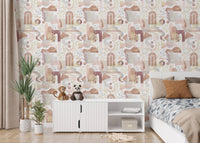Abstract Watercolor Symphony Wallpaper Mural for a chic touch