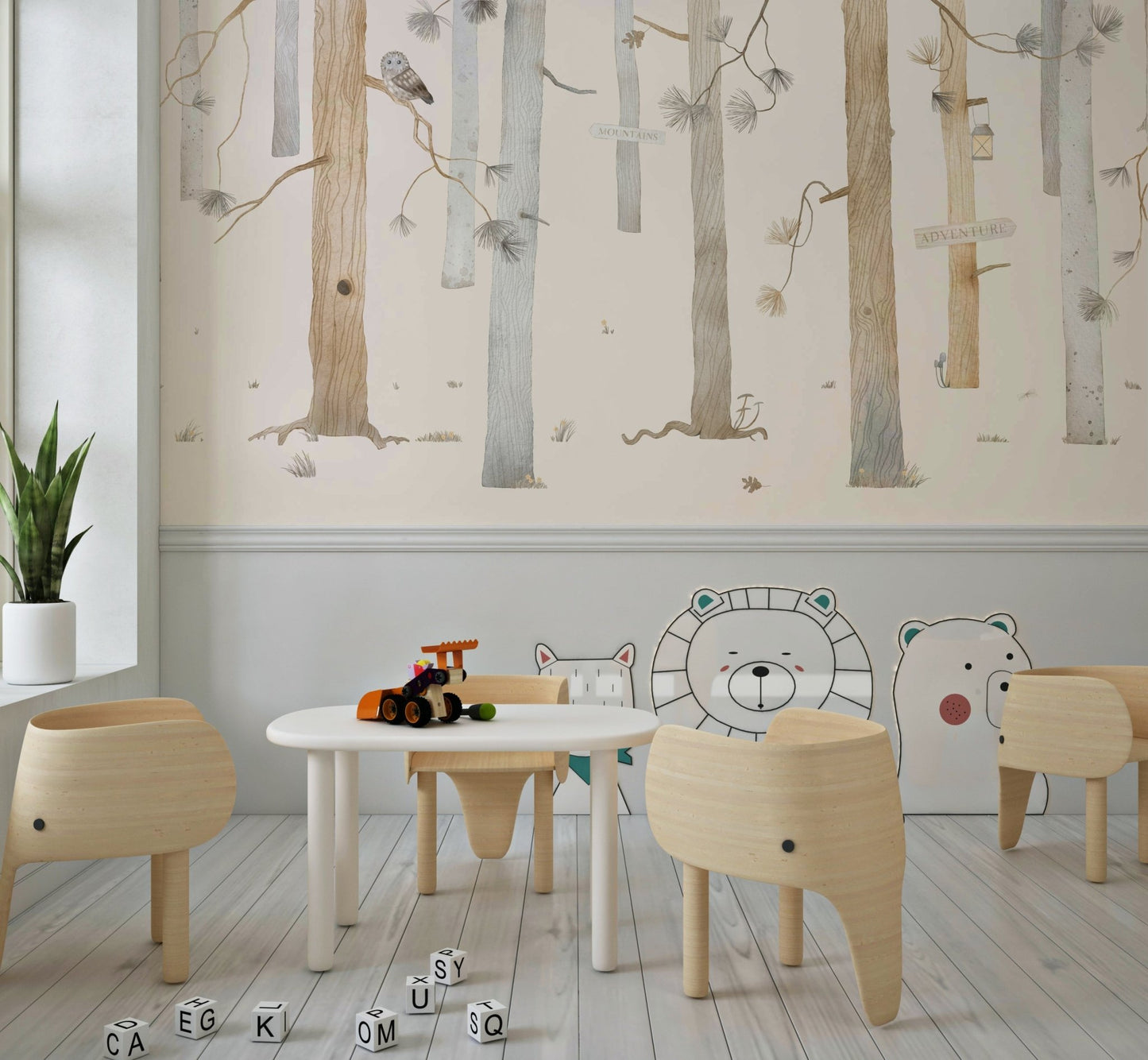 Adventure Awaits Forest Wall Mural - Wallanza