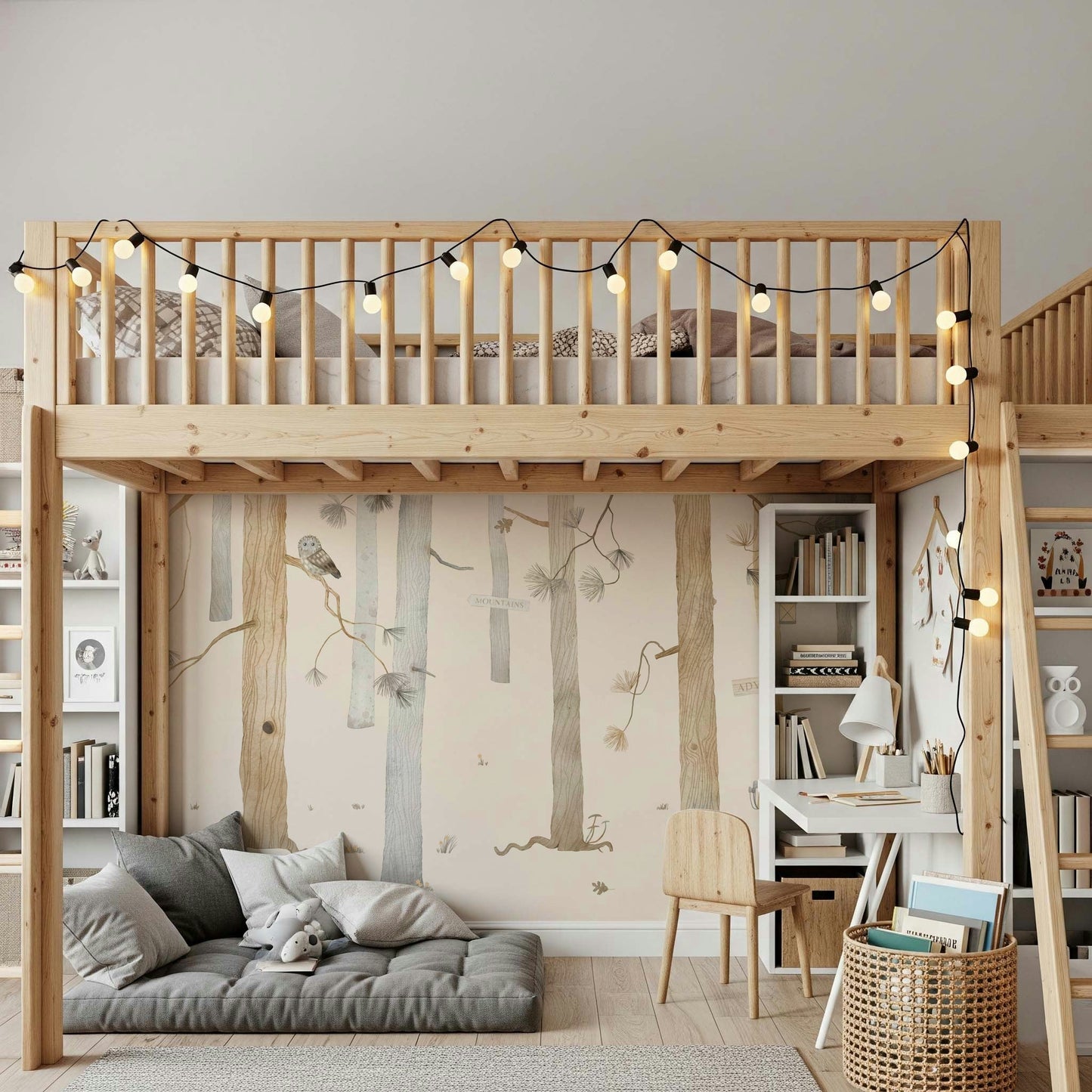 Adventure Awaits Forest Wall Mural - Wallanza