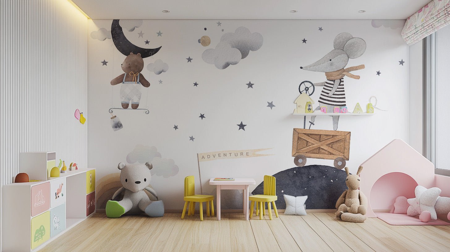 Adventure Night Kids wallpaper Mural - Wallanza