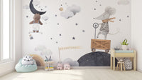 Adventure Night Kids wallpaper Mural - Wallanza