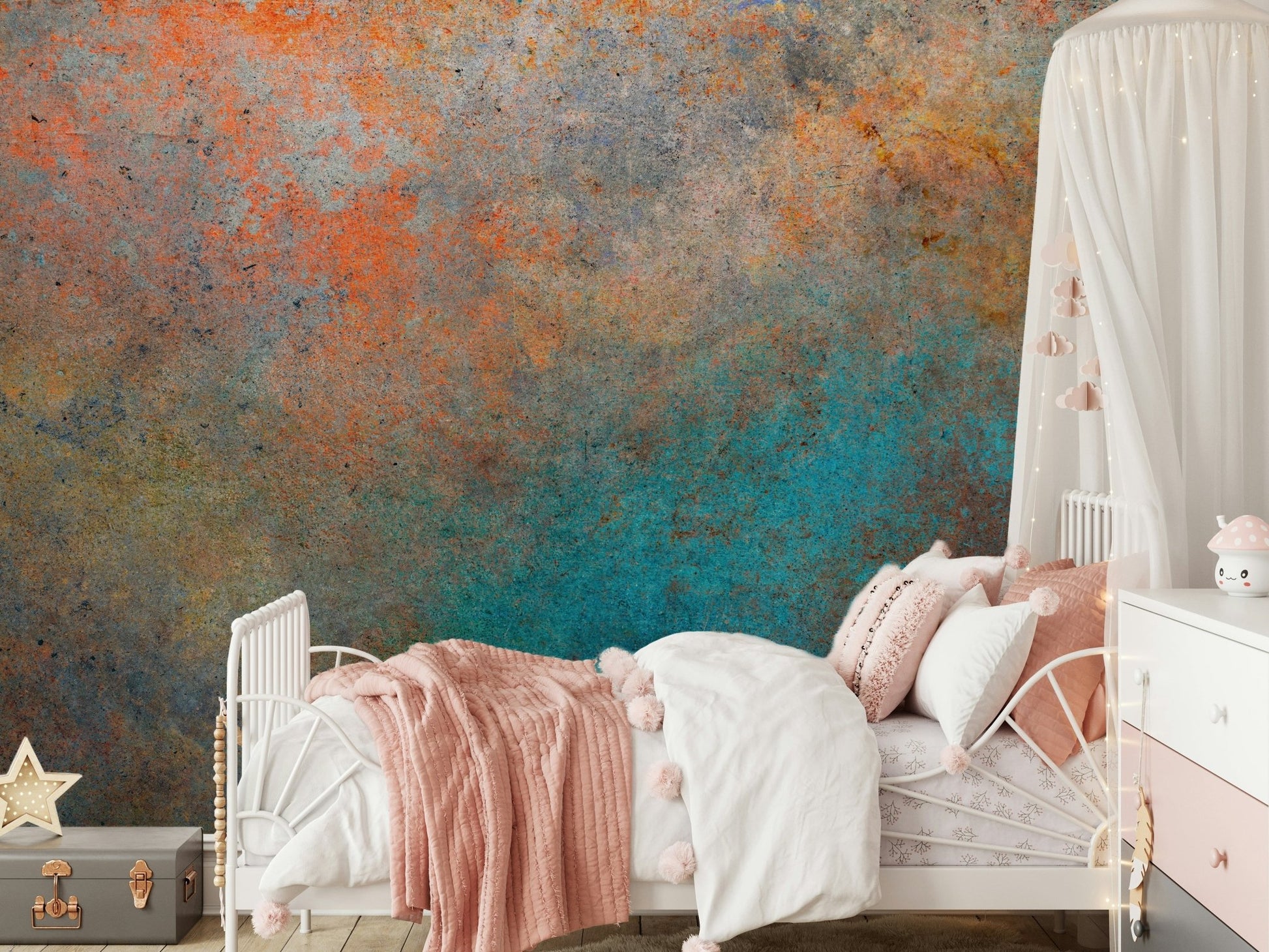 Aged Bronze Wall Mural - Wallanza