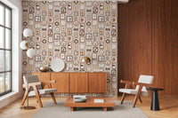 Enchanting gallery of zoo animal sketches wall murals.