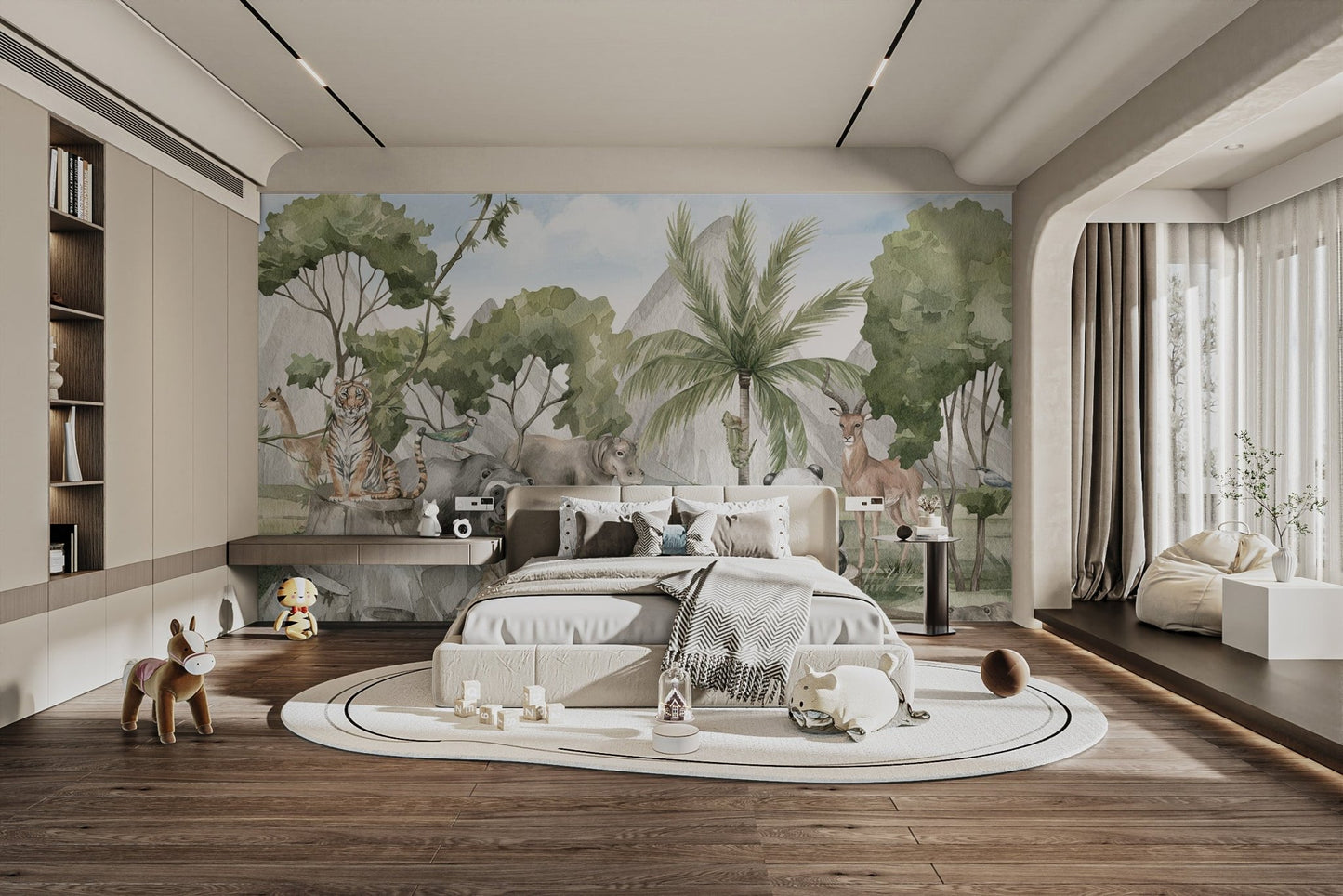 Animal Kingdom Wallpaper Mural - Wallanza