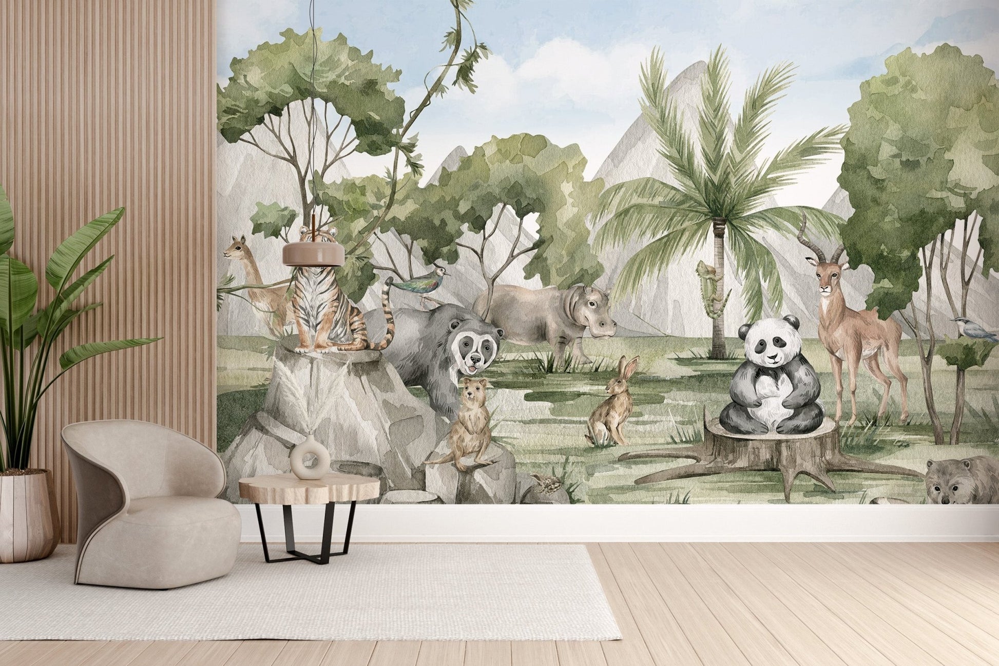 Animal Kingdom Wallpaper Mural - Wallanza
