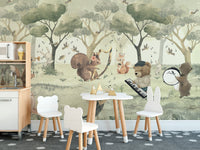Animal Orchestra Nursery Wall Mural - Wallanza