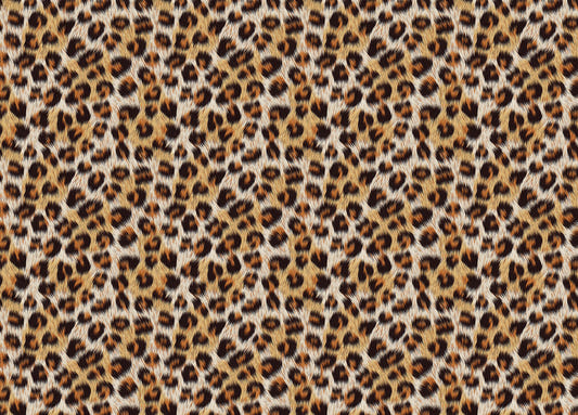 Leopard Skin Print Vector Seamless Pattern Wallpaper