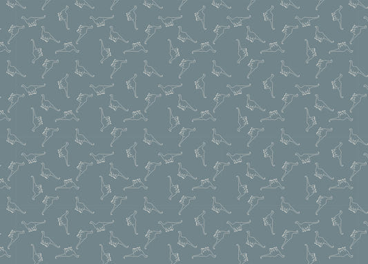 Apatosaurus Dinosaur Pattern Nursery Wallpaper