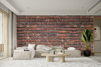 Antique Brick Texture Wallpaper Mural - Wallanza