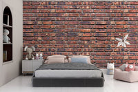 Antique Brick Texture Wallpaper Mural - Wallanza