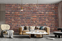 Antique Brick Texture Wallpaper Mural - Wallanza