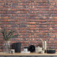 Antique Brick Texture Wallpaper Mural - Wallanza