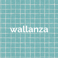 Sketch style aqua mesh in wallpaper murals