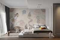 Aquatic Life Kids Wall Mural - Wallanza