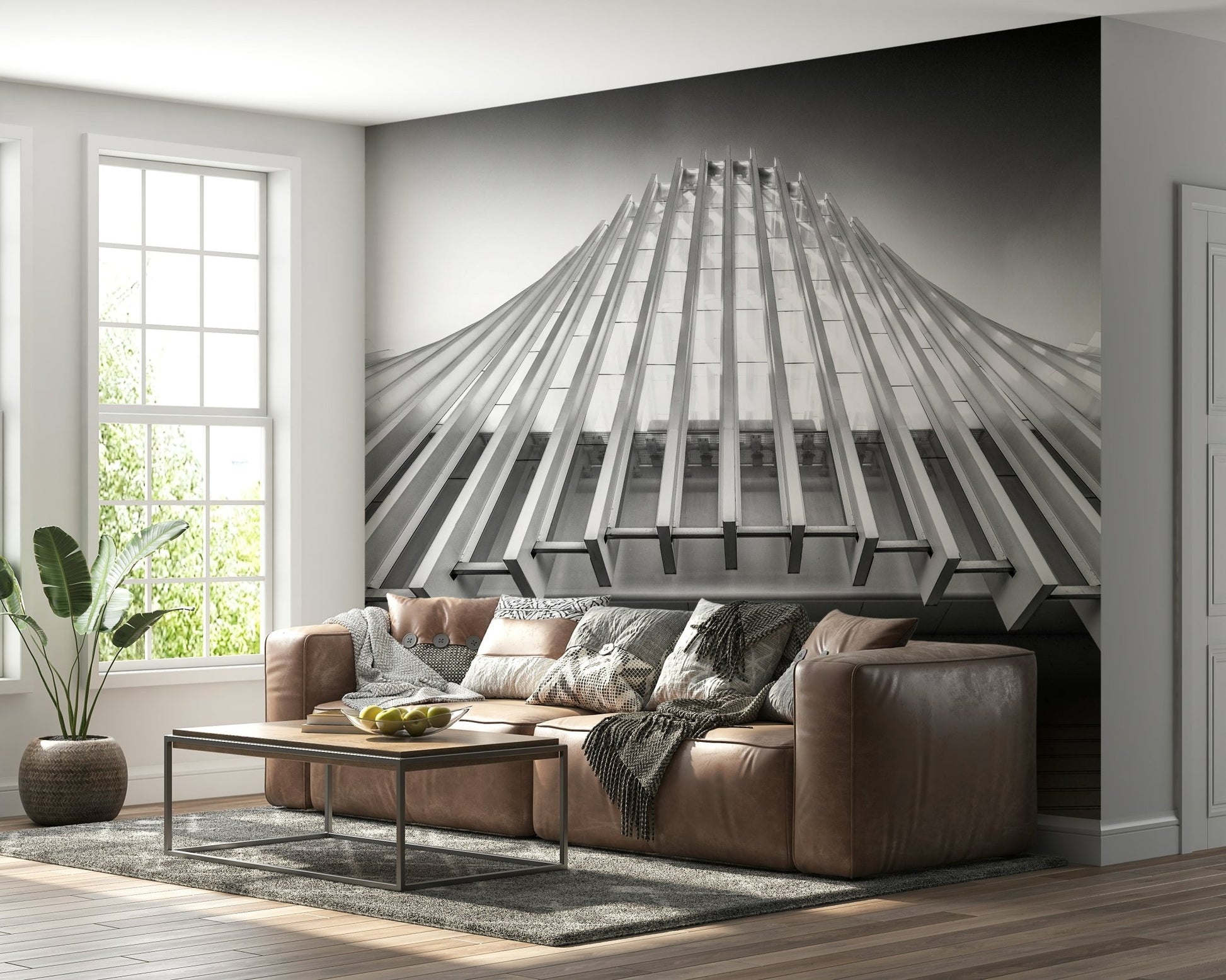 Architectural Ascent Wall Mural - Wallanza