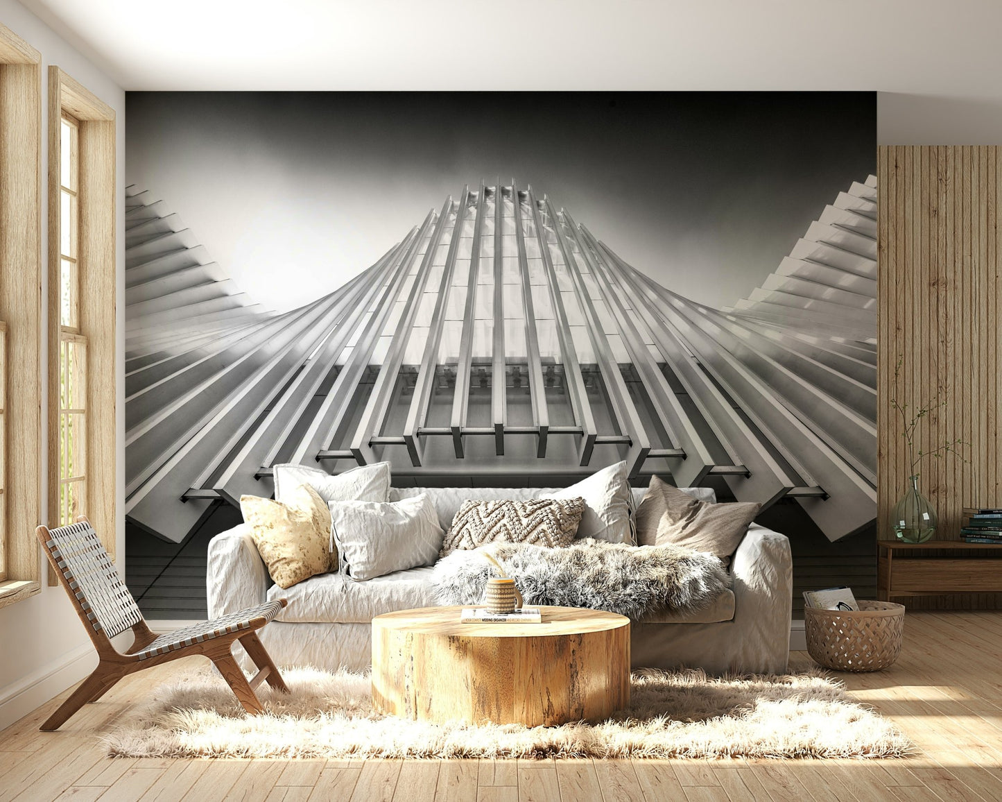 Architectural Ascent Wall Mural - Wallanza