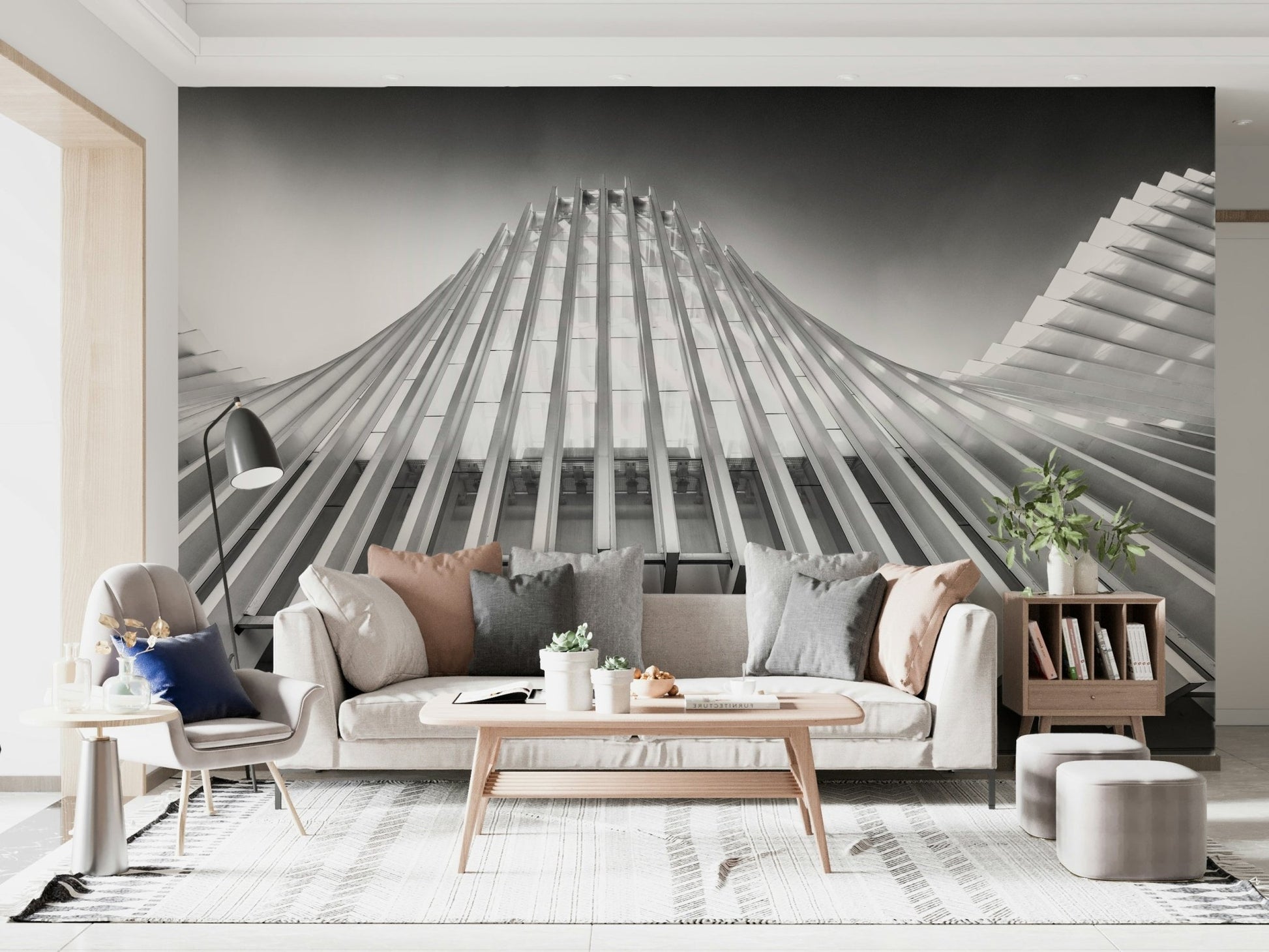 Architectural Ascent Wall Mural - Wallanza
